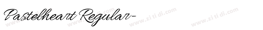 Pastelheart Regular字体转换 Pastelheart Regular字体转换